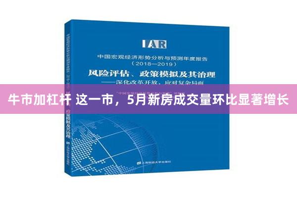 牛市加杠杆 这一市，5月新房成交量环比显著增长