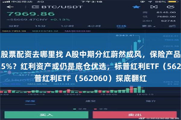 股票配资去哪里找 A股中期分红蔚然成风，保险产品预定利率锚定2.5%？红利资产或仍是底仓优选，标普红利ETF（562060）探底翻红