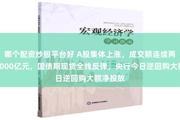 哪个配资炒股平台好 A股集体上涨，成交额连续两日不足5000亿元，国债期现货全线反弹，央行今日逆回购大额净投放