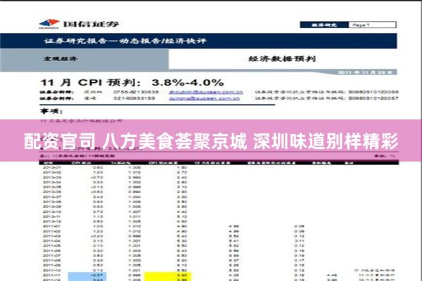 配资官司 八方美食荟聚京城 深圳味道别样精彩