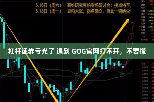 杠杆证券亏光了 遇到 GOG官网打不开，不要慌