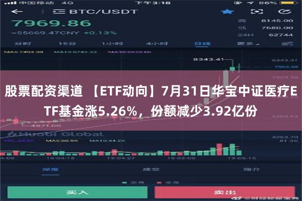 股票配资渠道 【ETF动向】7月31日华宝中证医疗ETF基金涨5.26%，份额减少3.92亿份