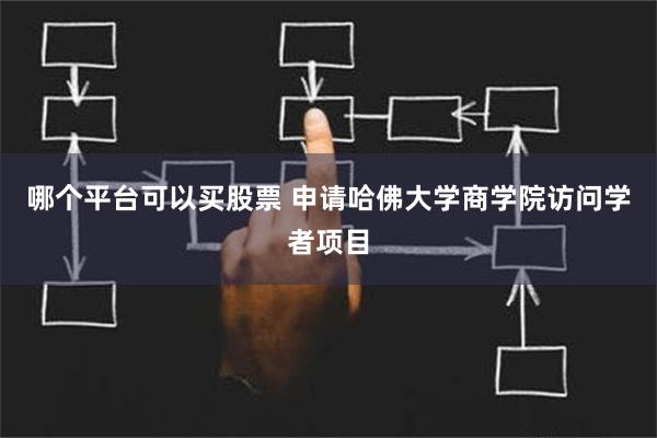 哪个平台可以买股票 申请哈佛大学商学院访问学者项目